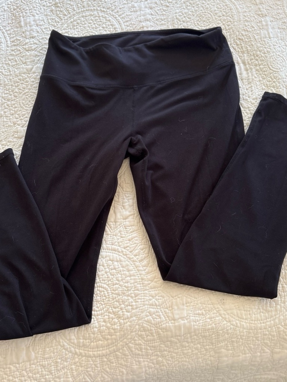 Mono B Black High-Waist Leggings